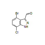 4-Bromo-7-chloro-1H-indazole-3-carbaldehyde
