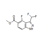 Methyl 3-(Difluoromethyl)-4-fluoro-1H-indazole-5-carboxylate