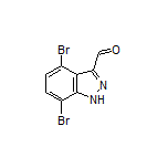 4,7-Dibromo-1H-indazole-3-carbaldehyde