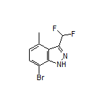 7-Bromo-3-(difluoromethyl)-4-methyl-1H-indazole