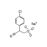 Sodium 2-(4-Chlorophenyl)-2-cyanoethane-1-sulfonate