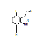 4-Fluoro-3-formyl-1H-indazole-7-carbonitrile