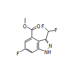 Methyl 3-(Difluoromethyl)-6-fluoro-1H-indazole-4-carboxylate