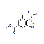 Methyl 3-(Difluoromethyl)-4-fluoro-1H-indazole-6-carboxylate