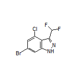 6-Bromo-4-chloro-3-(difluoromethyl)-1H-indazole