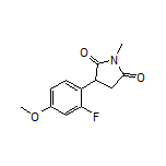 3-(2-Fluoro-4-methoxyphenyl)-1-methylpyrrolidine-2,5-dione