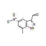 7-Methyl-5-nitro-1H-indazole-3-carbaldehyde