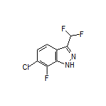 6-Chloro-3-(difluoromethyl)-7-fluoro-1H-indazole