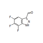 5,6,7-Trifluoro-1H-indazole-3-carbaldehyde