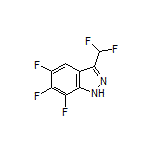 3-(Difluoromethyl)-5,6,7-trifluoro-1H-indazole