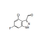 4-Chloro-6-fluoro-1H-indazole-3-carbaldehyde