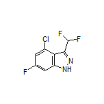 4-Chloro-3-(difluoromethyl)-6-fluoro-1H-indazole