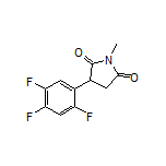1-Methyl-3-(2,4,5-trifluorophenyl)pyrrolidine-2,5-dione
