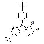 6-(tert-Butyl)-9-[4-(tert-butyl)phenyl]-1-chloro-2-fluoro-9H-carbazole