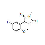 3-(5-Fluoro-2-methoxyphenyl)-1-methylpyrrolidine-2,5-dione