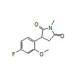 3-(4-Fluoro-2-methoxyphenyl)-1-methylpyrrolidine-2,5-dione