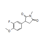 3-(3-Fluoro-4-methoxyphenyl)-1-methylpyrrolidine-2,5-dione
