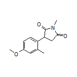 3-(4-Methoxy-2-methylphenyl)-1-methylpyrrolidine-2,5-dione