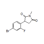 3-(4-Bromo-2-fluorophenyl)-1-methylpyrrolidine-2,5-dione