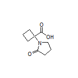 1-(2-Oxopyrrolidin-1-yl)cyclobutanecarboxylic Acid