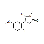 3-(2-Fluoro-5-methoxyphenyl)-1-methylpyrrolidine-2,5-dione