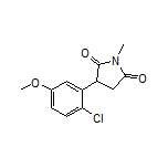3-(2-Chloro-5-methoxyphenyl)-1-methylpyrrolidine-2,5-dione