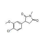 3-(4-Chloro-3-methoxyphenyl)-1-methylpyrrolidine-2,5-dione