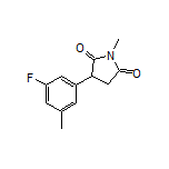 3-(3-Fluoro-5-methylphenyl)-1-methylpyrrolidine-2,5-dione