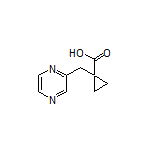 1-(Pyrazin-2-ylmethyl)cyclopropanecarboxylic Acid
