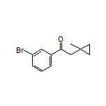 1-(3-Bromophenyl)-2-(1-methylcyclopropyl)ethanone