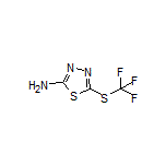 5-[(Trifluoromethyl)thio]-1,3,4-thiadiazol-2-amine