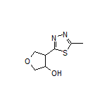 4-(5-Methyl-1,3,4-thiadiazol-2-yl)tetrahydrofuran-3-ol