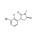 3-(3-Bromo-2-fluorophenyl)-1-methylpyrrolidine-2,5-dione