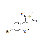 3-(4-Bromo-2-methoxyphenyl)-1-methylpyrrolidine-2,5-dione