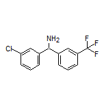 (3-Chlorophenyl)[3-(trifluoromethyl)phenyl]methanamine