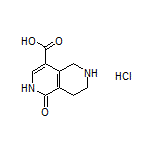 1-Oxo-1,2,5,6,7,8-hexahydro-2,6-naphthyridine-4-carboxylic Acid Hydrochloride