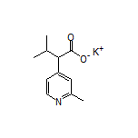 Potassium 3-Methyl-2-(2-methylpyridin-4-yl)butanoate