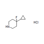 4-Cyclopropyl-4-fluoropiperidine Hydrochloride