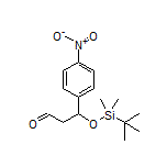 3-[(tert-Butyldimethylsilyl)oxy]-3-(4-nitrophenyl)propanal
