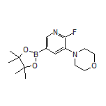 6-Fluoro-5-morpholinopyridine-3-boronic Acid Pinacol Ester