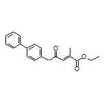 Ethyl (E)-5-(4-Biphenylyl)-2-methyl-4-oxo-2-pentenoate