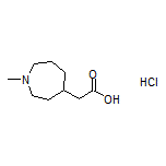 2-(1-Methylazepan-4-yl)acetic Acid Hydrochloride