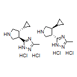 5-(trans-4-Cyclopropylpyrrolidin-3-yl)-3-methyl-1H-1,2,4-triazole Dihydrochloride