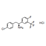 (S)-2-(4-Chlorophenyl)-1-[4-fluoro-3-(trifluoromethyl)phenyl]ethanamine Hydrochloride