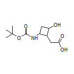 2-[2-(Boc-amino)-4-hydroxycyclobutyl]acetic Acid