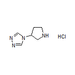 4-(Pyrrolidin-3-yl)-4H-1,2,4-triazole Hydrochloride