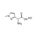 2-Amino-2-(1-methyl-1H-pyrazol-3-yl)acetic Acid Hydrochloride