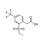 2-(Ethylsulfonyl)-4-(trifluoromethyl)phenylacetic Acid