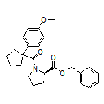 Benzyl [1-(4-Methoxyphenyl)cyclopentane-1-carbonyl]-D-prolinate