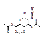 (2R,3S,4R,5R,6R)-2-(Acetoxymethyl)-5-azido-6-bromotetrahydro-2H-pyran-3,4-diyl Diacetate